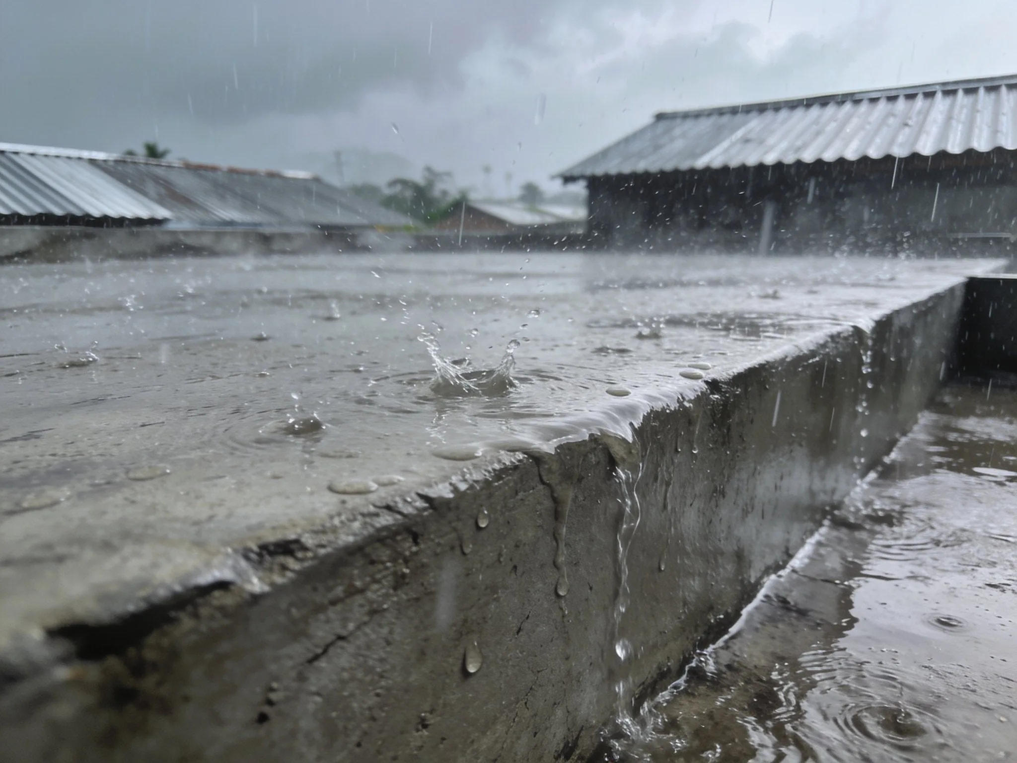 Paso 3: techo sellado bajo la lluvia