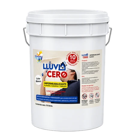 Impermeabilizante de color Lluvia Cero Cubeta · 19 L