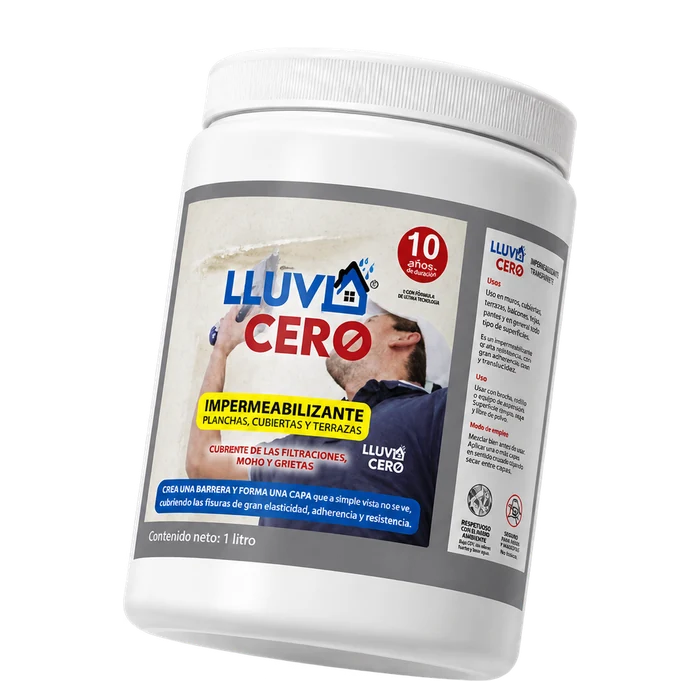 Lluvia Cero de Color 1 L Gris