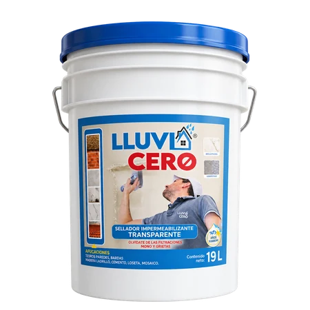 Impermeabilizante transparente Lluvia Cero Cubeta · 19 L