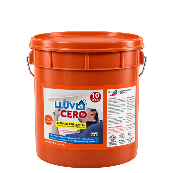 Lluvia Cero de Color 10 L Terracota