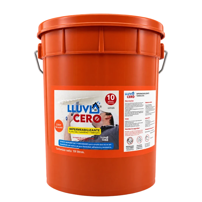 Lluvia Cero de Color 19 L Terracota